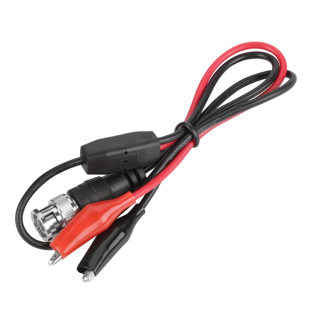 2 Stück Oszilloskop-Testsonde Kabel BNC-Stecker Q9 zu Doppelkrokodilklemme 0,5m