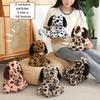 Spotted Dalmatian Plush Toy 25cm Super Soft Stuffed Dog Huggable Sitting Pose Cuddly Dog Plushie Gift for Girls Boys
