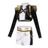 Rumi Cosplay Costume Anime Teenager Adult Girls K-POP Cosplay Outfit Halloween Women Kpop Golden Black