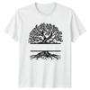 Ornate Tree of Life Silhouette Nature Mens Tee Womens Top Graphic T-Shirt