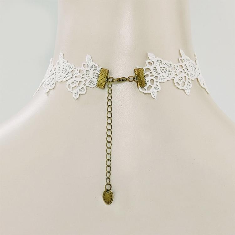 Multifunction Women Hollow Lace Necklace Hangable Female Women Birthday Present