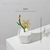With Flowerpot Glass Flower Bouquet Mini Glass Flower Decor  Wedding Decoration