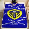 Leeds United A.F.C. Logo Blanket, High Quality Comfortable for All Seasons, Home Decor, Warmth and Comfort