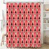 Shower Curtain Floral Vintage Patterned Bathroom Decor Farmhouse Rustic Washable Waterproof Fabric Backdrop