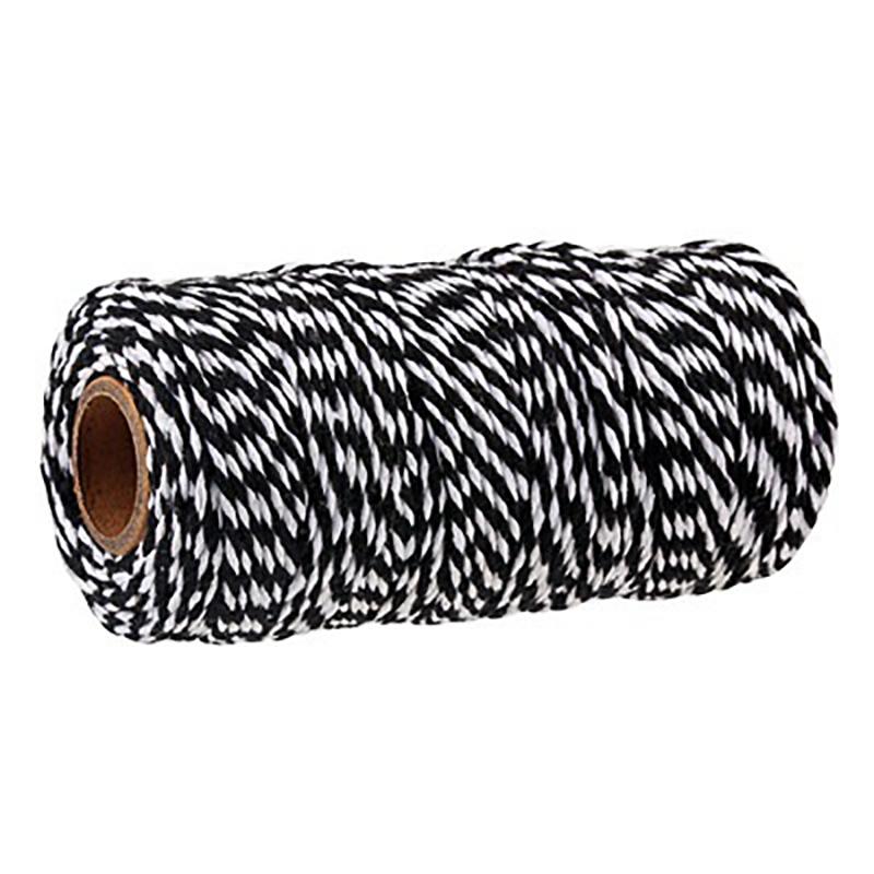 

2 мм толстый мясной шпагат хлопковый шпагат для приготовления мяса обвязка индейки барбекю веревка для мяса колбаса шнур 100 метров чёрный