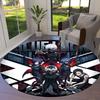 Tokyo Ghoul Round Area Rug Carpet Rug For Living Room Bedroom Sofa Playroom Decor Nonslip Floor Mat