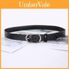 Genuine Leather Double Layer Belt For Women With Vintage Style And Small Pin Buckle For Dresses
