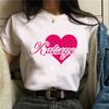 Womens Katseye Print Casual T Shirt Gothic Y2k Tshirt Women Korean Style Graphic Tee Tops Crew Neck Short Sleeve Tshirt Clothes