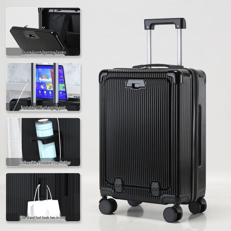 LTZ Traveller 506 Series Front-Opening Hardside Luggage 20 Inches