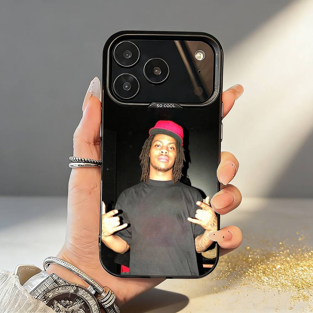 Rapper Waka Flocka Flame Phone Case For iPhone17 16 15 14 13 12 Pro Max Grey Black Matte Laser Metallic Aurora Funda