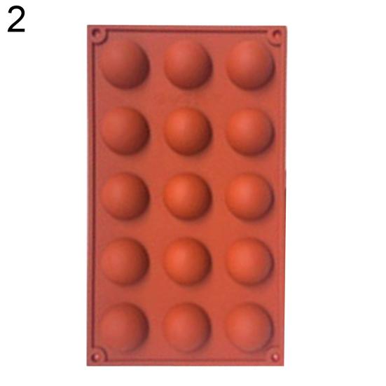 Half Sphere Chocolate Dessert Shape Silicone Cake Decor Mold DIY Kitchen Tool
