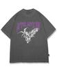 REBRENNER Dtg After Loving Pigment Oversized Short Sleeve T-Shirt Charcoal