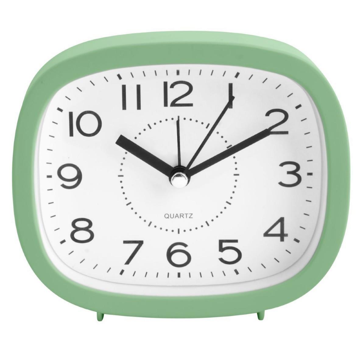 

Nordic Simple and Fashionable Alarm Clock Student Bedside Silent Creative Clock Home Multi Function Desktop Ornament Small Table Clock