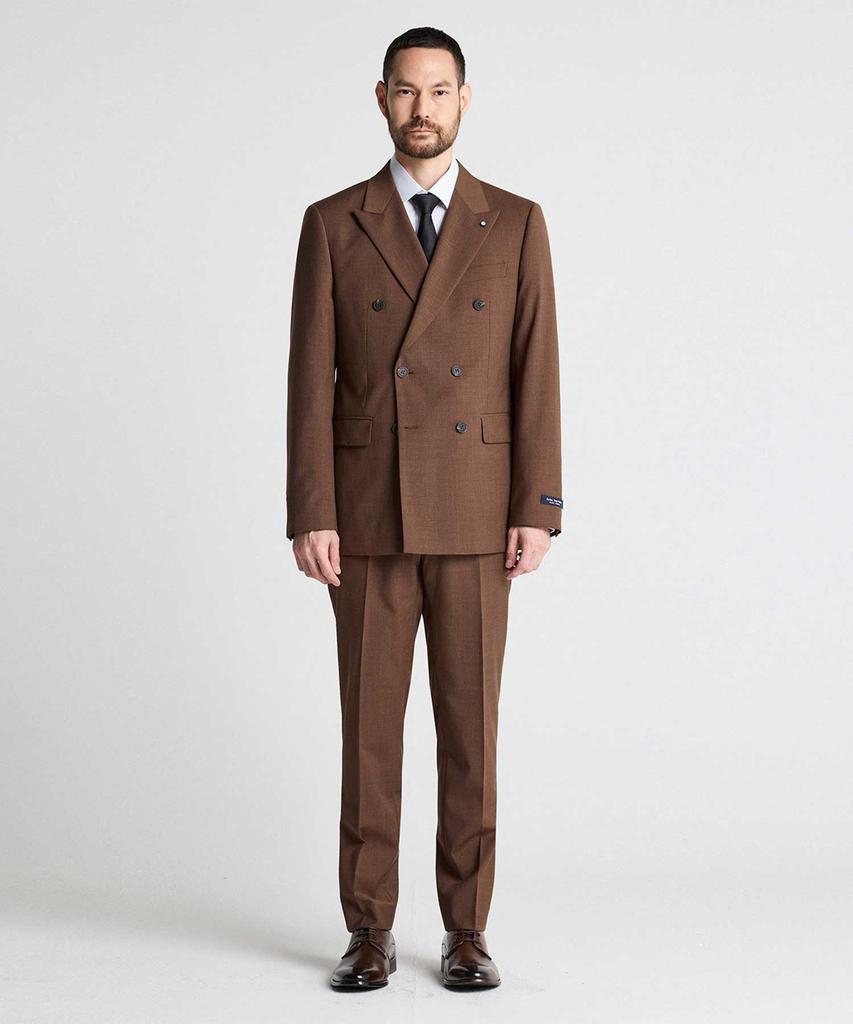 STCO Wool 42% Stretch Pants_Brown (Classic Fit)_Sslvb64Csh