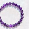 8Mm Royal Purple Uruguayan High Quality Amethyst Bracelet