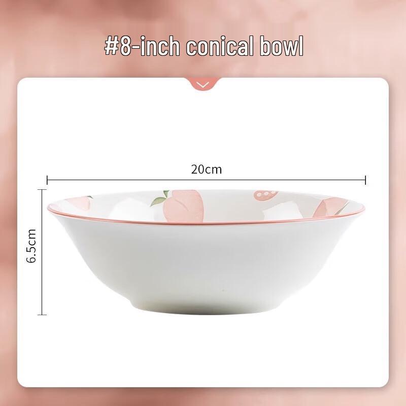 Nordický styl Růžový kostní porcelánový talíř na ryby