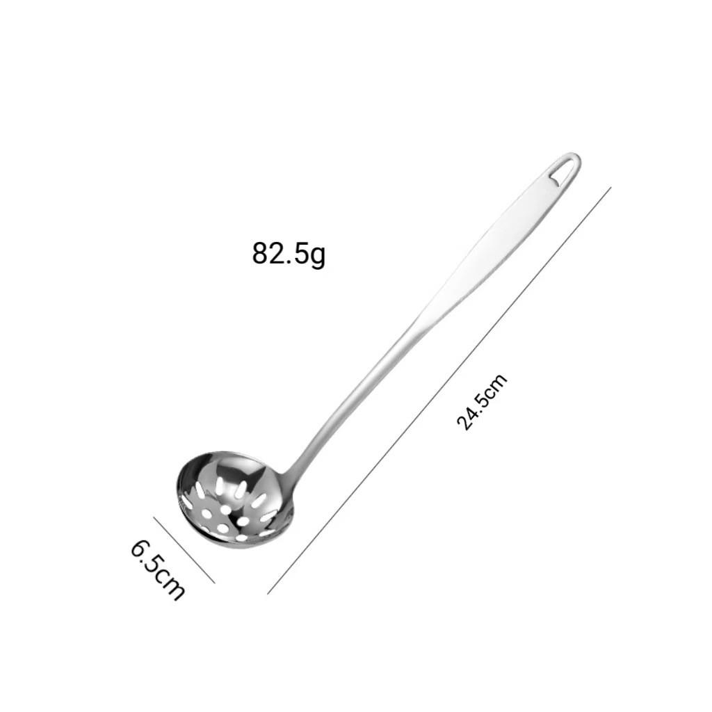Modern Cooking Stainless Steel Soup Ladle With Long Handle For Hot Pot And Cooking