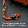 Outdoor Insulated Emergency Tent Waterproof Emergency Life Saving Insulated Tent Includes Life Whistle Ripstop Tentpouch