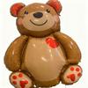 1/2pcs Big Bear Foil Balloon Valentine's Day, Aluminum Film for Proposal & Party, Romantic Wedding Birthday Decor Gift