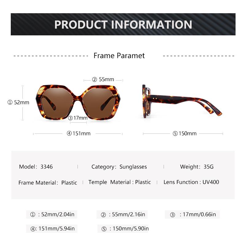 BLUEMOKY Retro Oversized Hexagonal Sunglasses for Women 100% UV400 Protection