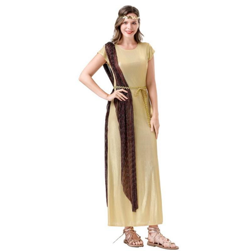 Halloween Roman Greek Goddess Costume Set Mother Daughter Party Cosplay Dress