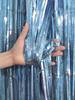 Laser Rain Curtain Tassels & Balloons for Kids' First Birthday Party Decor