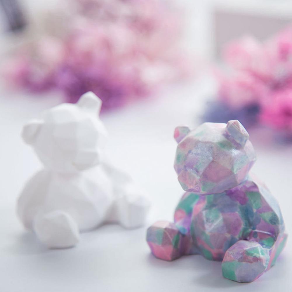 3pcs Food-Grade Silicone Bear Resin Mould Cute Bear Bear Candy Mould  Candle Making