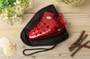 TNG Ocarina Instrument Plastic AC Ocarina Tube Playing Resin Fingering Chart Included [12 Holes/Triple/Alto/C Key] (Red)