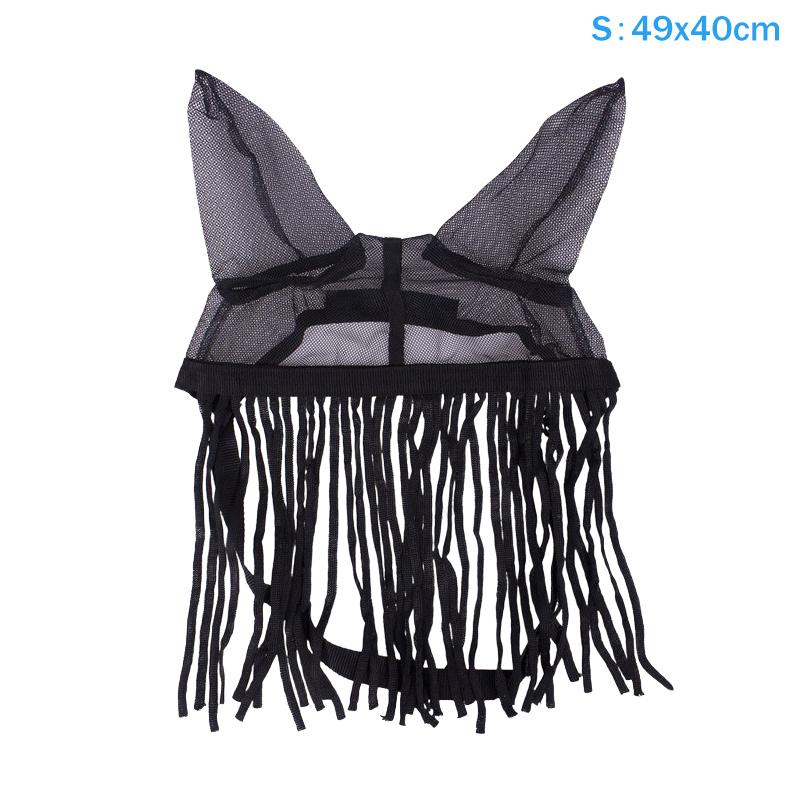 Fly Mask for Horses Delicate Woven Mesh 4 Trim Edges Reliable Fasteners Outdoor Grazing Insect Protection