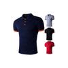 Premium Quality Usa Fashion Men's Stylish Casual T-shirt Slim Fit Polo Shirt Tops For Everyday Wear