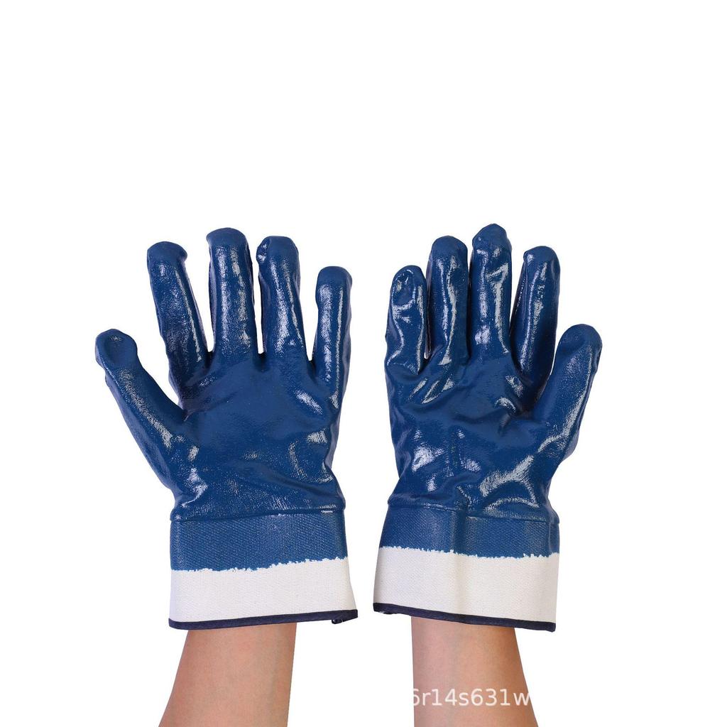 Wodoodporne gumowe rękawice domowe do zmywania naczyń, czyszczenia kuchni, mycia samochodu i użytku wodnego z bawełnianym aksamitnym wnętrzem