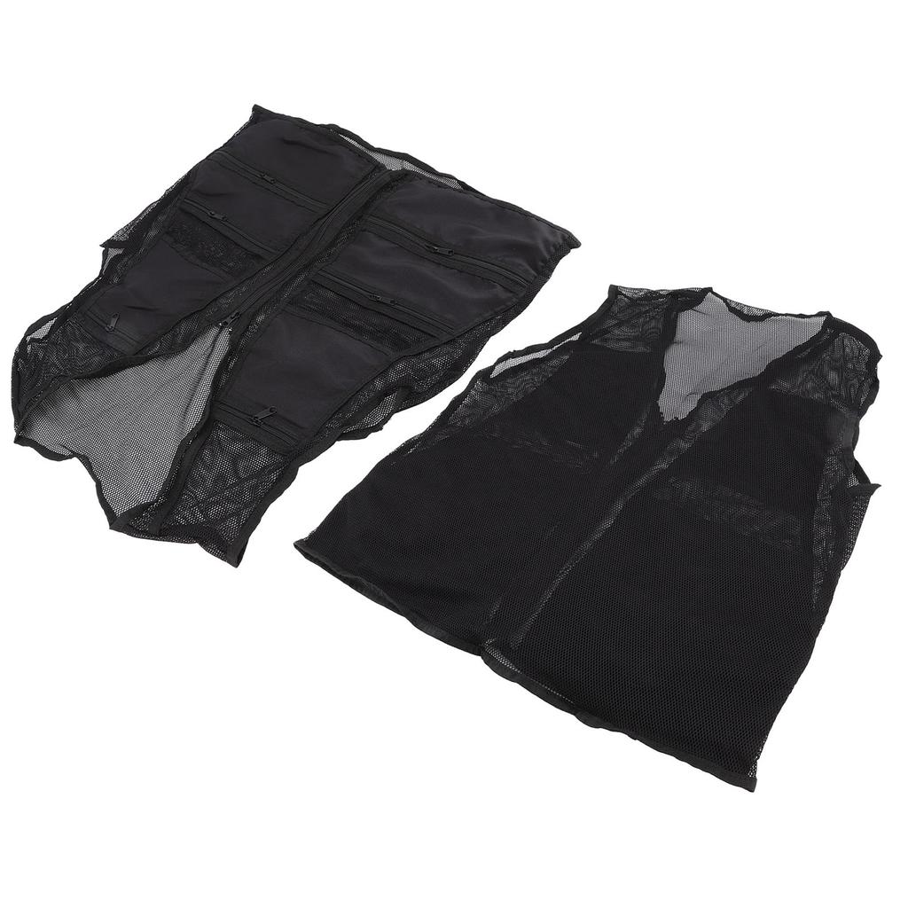 Kamizelka wędkarska Quick Dry Oddychająca lekka kamizelka do pracy na zewnątrz z wieloma kieszeniami