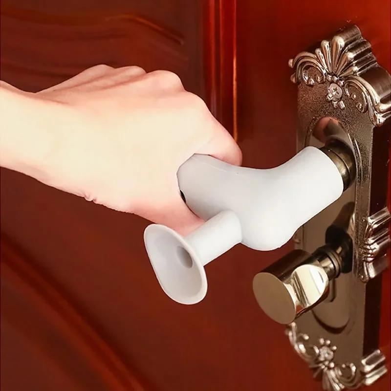 Silicone Door Handle Protector Anti-Collision Knob Cover Kids Safety Guard For Bedroom Living Room Household Use