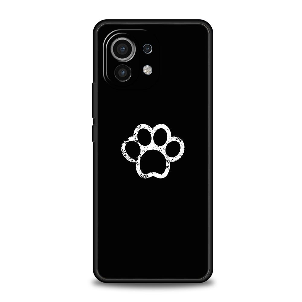 Cute Cat Dog Paw Love Phone Case For Xiaomi 14 13T 12T Pro 12 13 11 Ultra Mi Note 10 Lite 10T 5G 11X Pro 11T 11i 9T Soft Cover