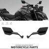 Motorcycle Rearview Mirror - 90° Adjustable HD Lens for Honda CB Series