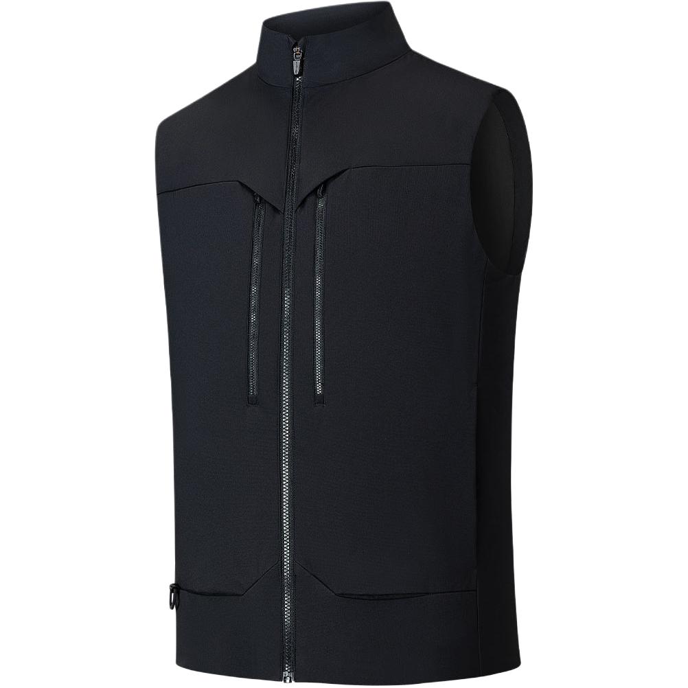 Anta Simple Versatile Stand Collar Zipper Casual Comfortable Vest Men vest 152540804-3