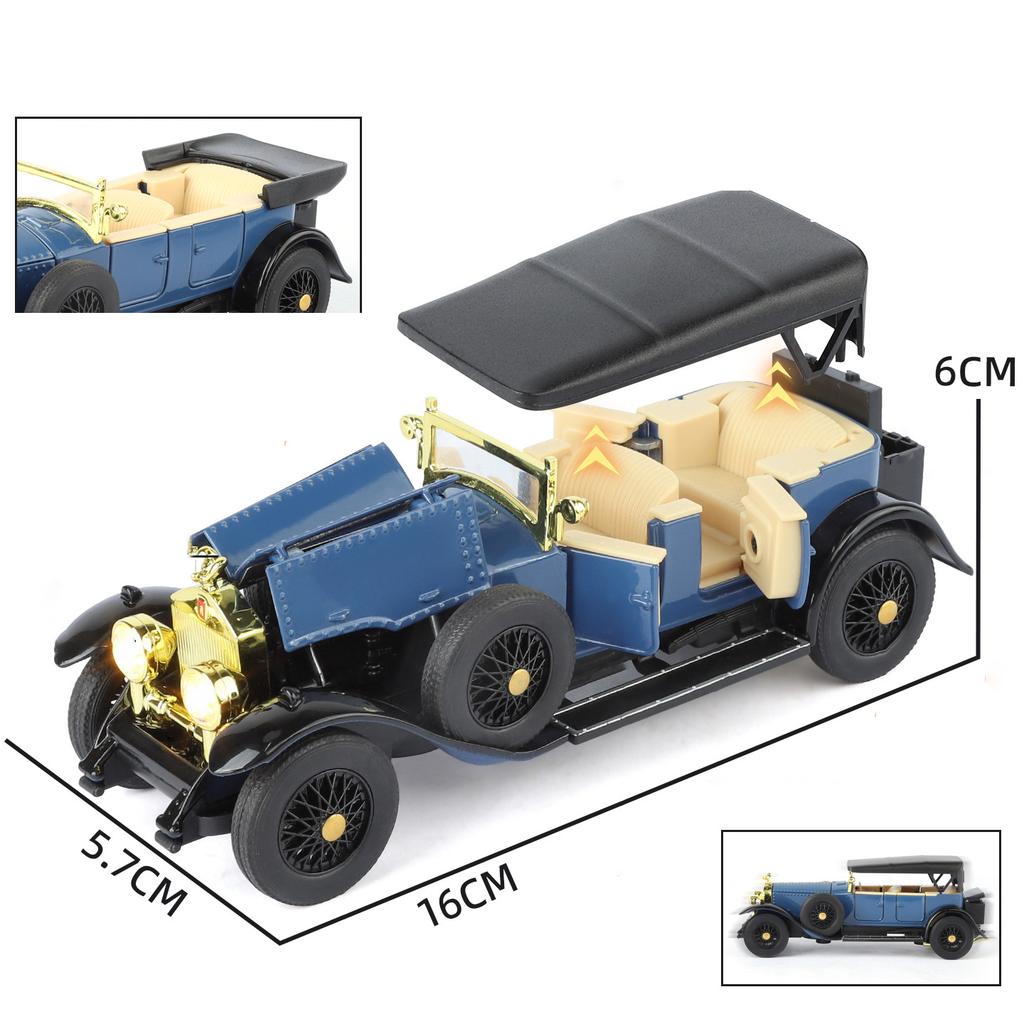 1:32 Rolls Royce Phantom I 1925 Alloy Car Diecasts & Toy Vehicles Metal Toy Car Model Sound and light Collection Kids Toy