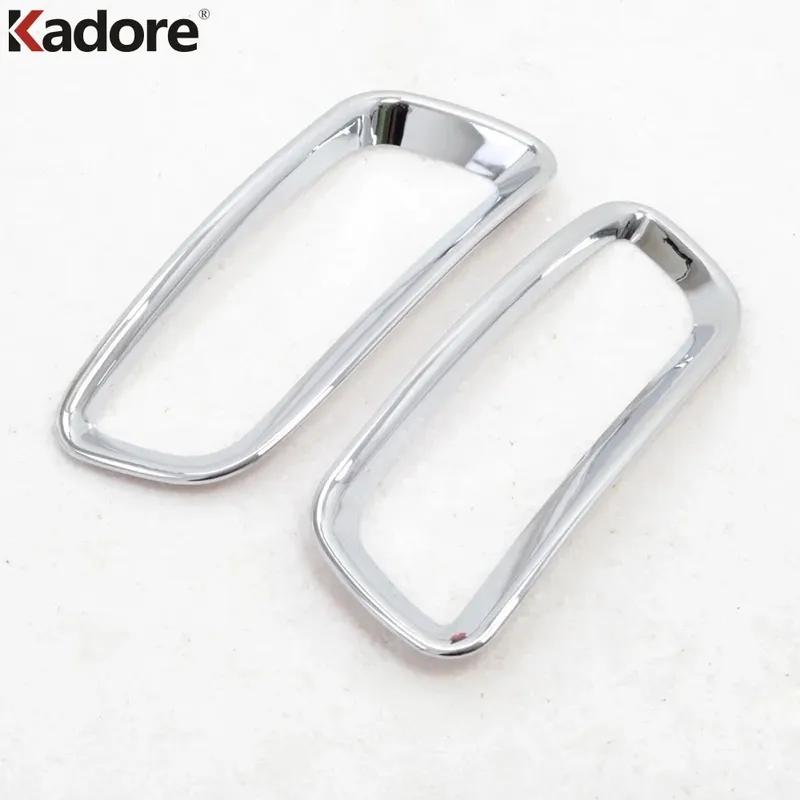 For Renault Koleos 2008-2012 2013 2014 2015 2016 Chrome Car Rear Fog Light Lamp Cover Trim Tail Foglight Bezel Trims Accessories