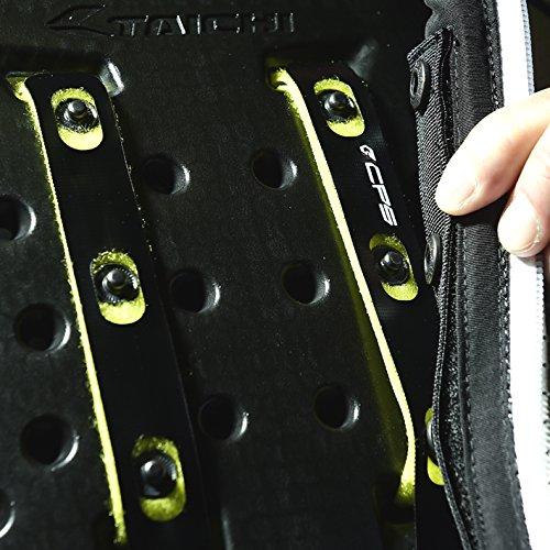 RS TAICHI Texel Chest Protector (Button Type) Chest, CE Level 2, Black/White, One Size Fits All [TRV063]