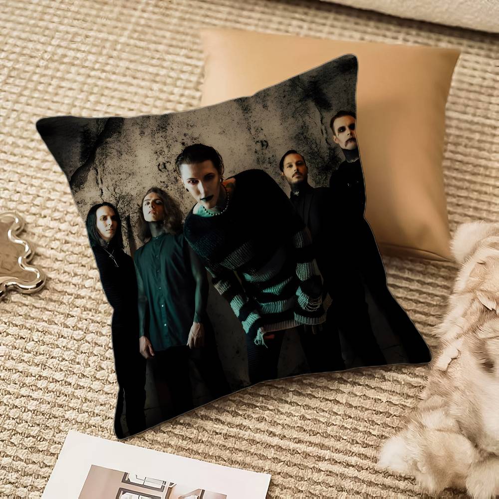 Music Band M-Motion-less In White Pillow Case Anti-dustmite Invisible Zipper Sofa Bed