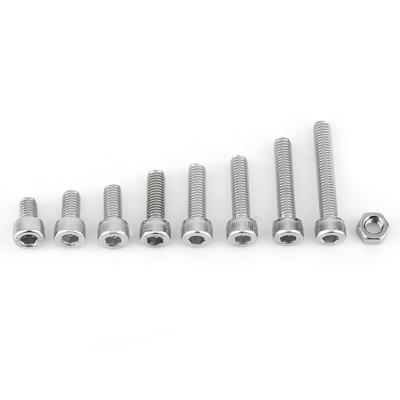 Stainless Steel SS304 Hex Socket M5 Bolts and Nuts Assortment (Cap Head)