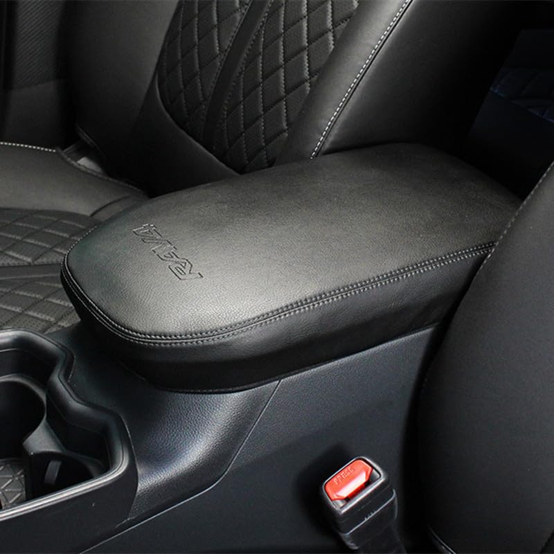 

RAV4 Armrest Armrest Console Box Interior Panel 1 Black with Black Compatible with the New RAV4 XA50 Haap-yr Cover, Box, Cover, Garnish, Leather,