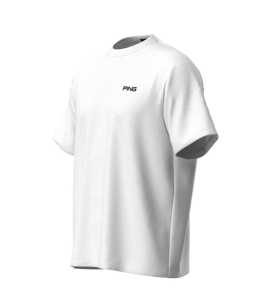 Ping Apparel Men's Short Sleeve Printed T-Shirt (Suitable for Golf) / 621-4264801 030_White, Size 3L