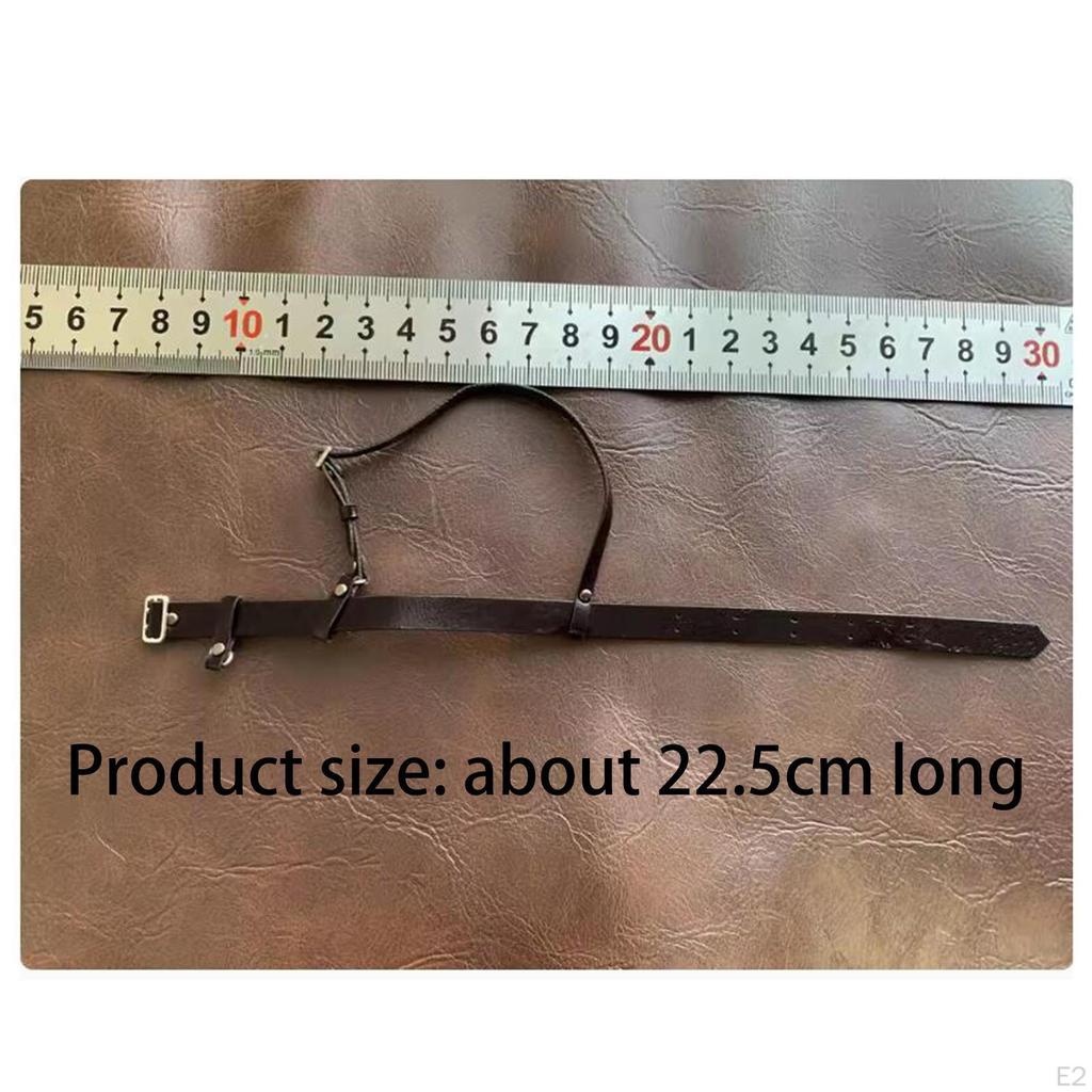 1/6 Scale Belt PU Leather Model DIY Supplies Handmade Dress Up Stylish Mini Action Figures