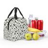 Dalmatian Dog Texture Insulated Lunch Bag for Women Kids Portable Food Boxes Thermal Lunch Box Tote