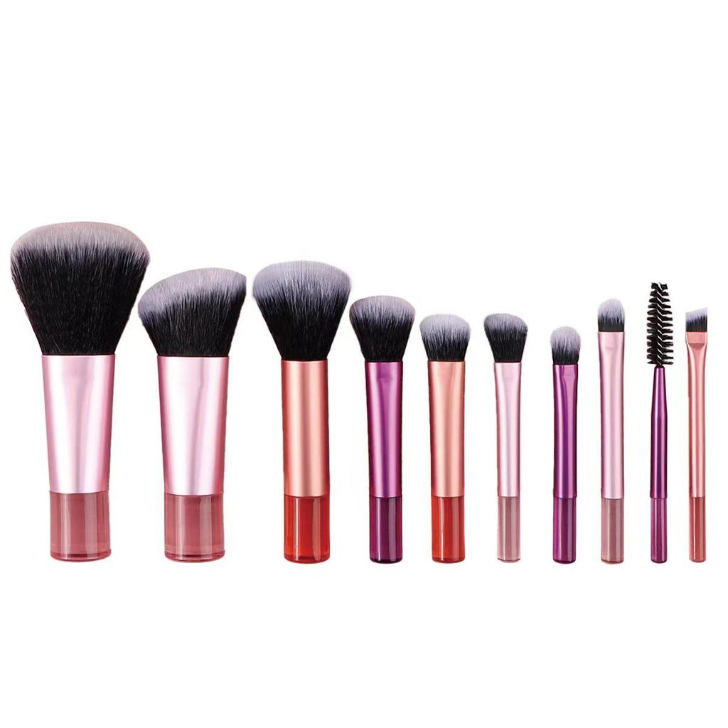 Cross-border 12-Piece Mini Makeup Brush Set: Portable Tools for Beginners
