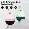 SuperDesign Portable Dog Water Dispenser Teardrop Shape Lightweight Plastic Container for Travel And Outdoor Activities Colorful