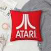 A-AtariS Game Logo Pillow Case Sofa Decorative Home Double-sided Print Plush Square Throw Pillow Covers Cushion Decor Cover