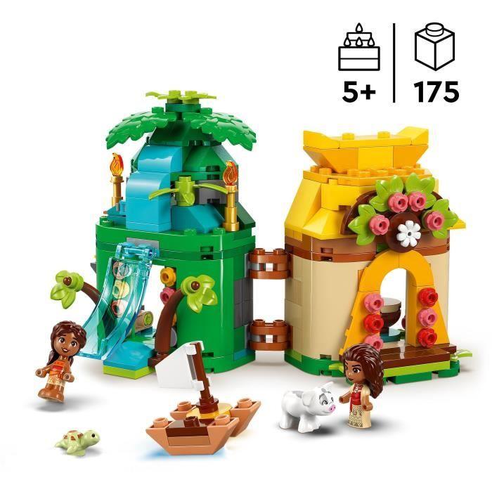 LEGO Disney 43260 L’Ile de Vaiana Miniature - Jeu de Construction pour enfant dès 5 ans