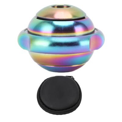 Fidget-Gyroskop aus Edelstahl – Drehbarer Kreisel für die Fingerspitzen – ideal für Reisen, Büro, Zuhause und den Arbeitsplatz